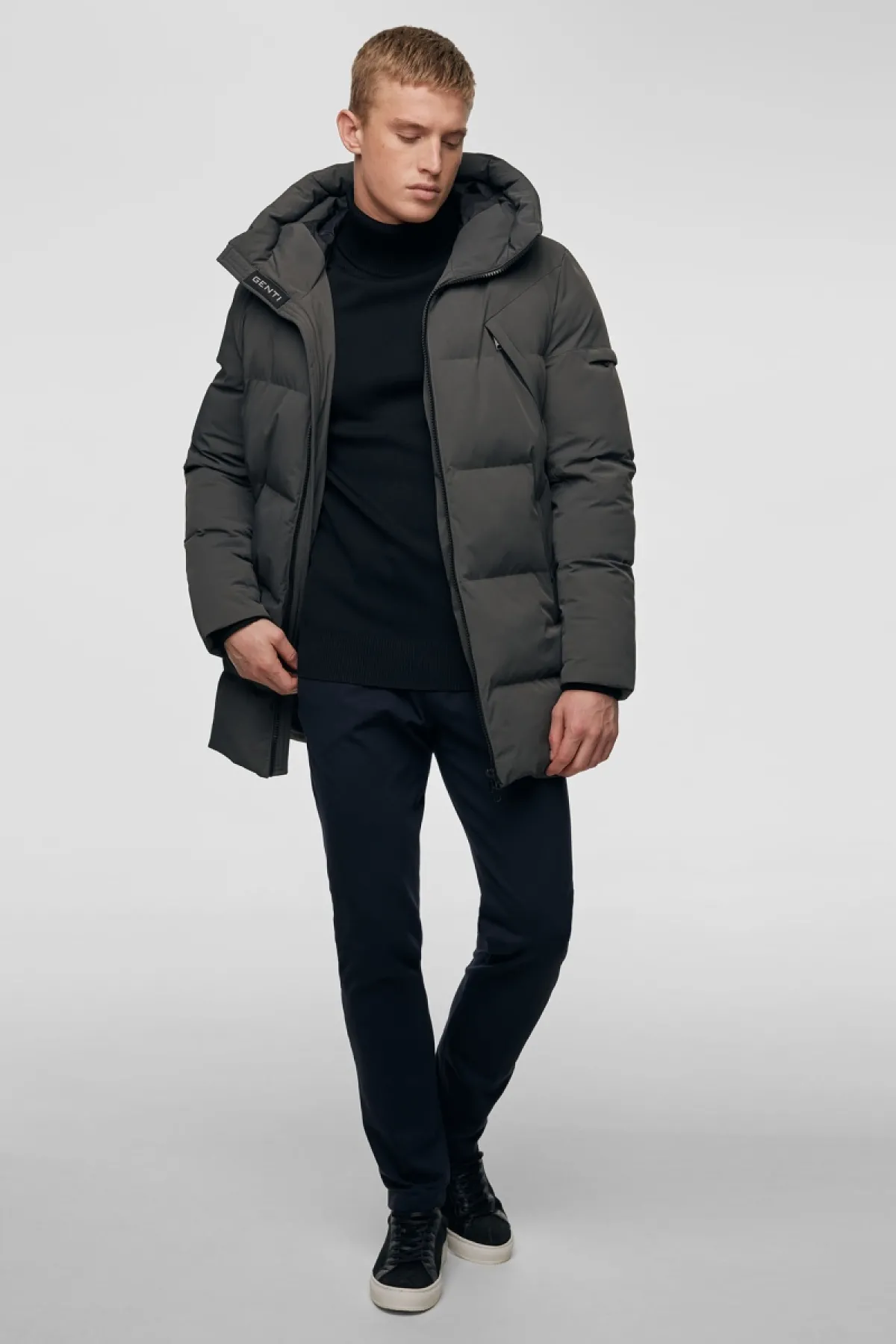 Parka Chris | Donkergrijs