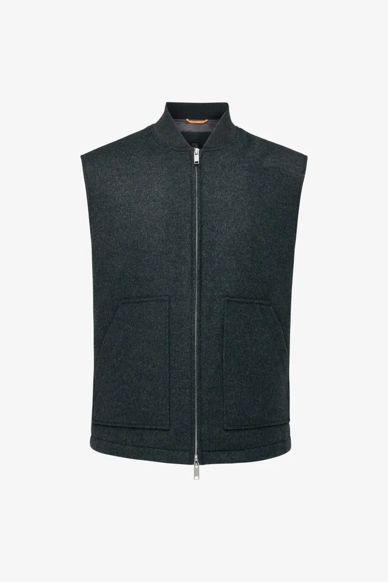 Bodywarmer Zach | Donkergrijs