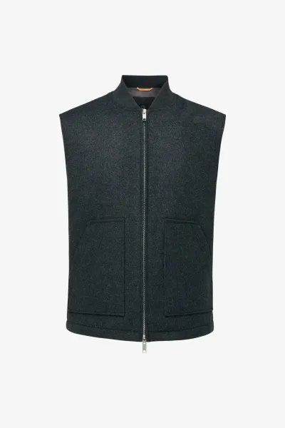 Bodywarmer Zach | Donkergrijs