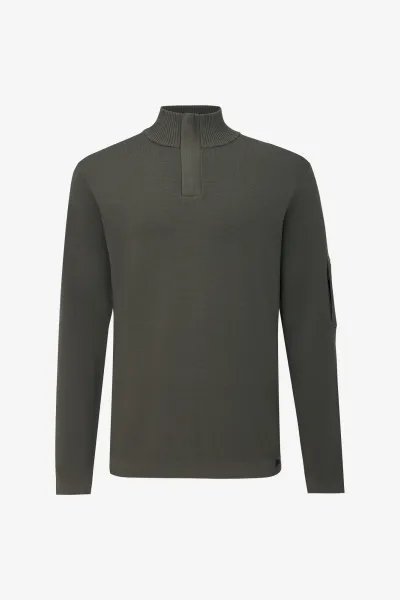 Turtle Zip Longsleeve | Groen