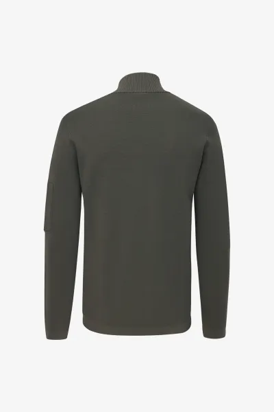 Turtle Zip Longsleeve | Groen