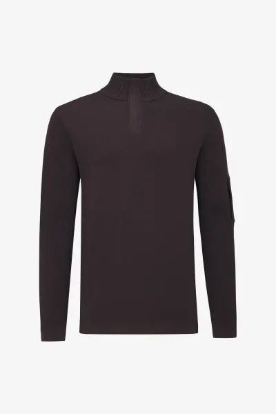 Turtle Zip Longsleeve | Bordeaux