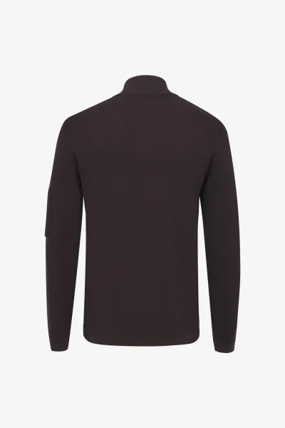 Turtle Zip Longsleeve | Bordeaux