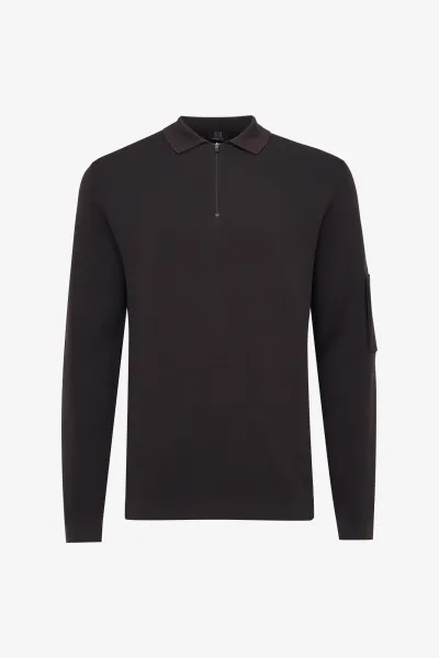Polo Zip | Bordeaux