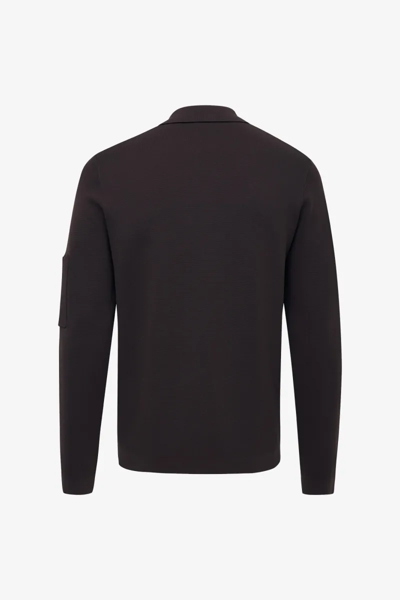 Polo Zip | Bordeaux