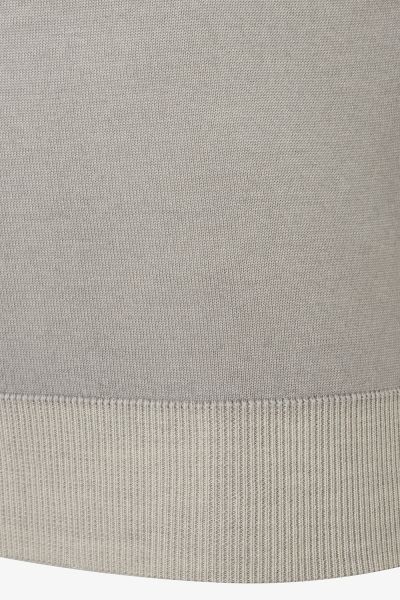 Wollen coltrui washed grijs