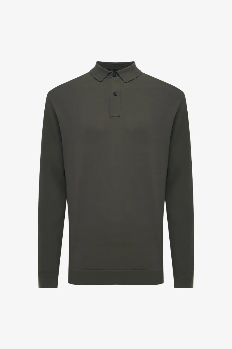 Polo Longsleeve | Groen