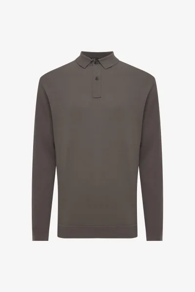Polo Longsleeve | Taupe