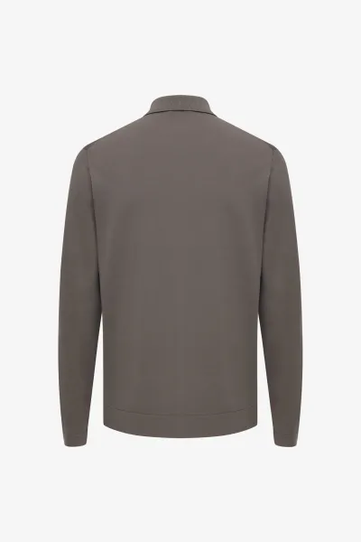 Polo Longsleeve | Taupe