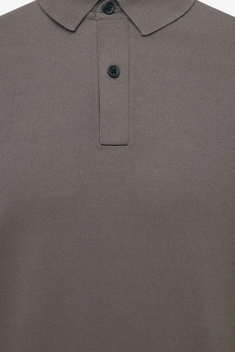 Polo Longsleeve | Taupe