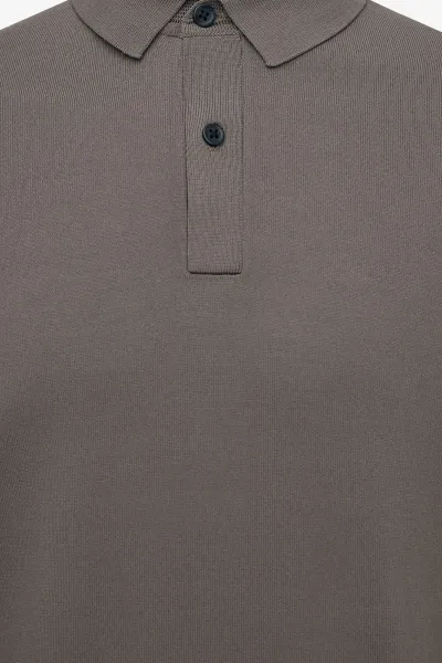 Polo Longsleeve | Taupe