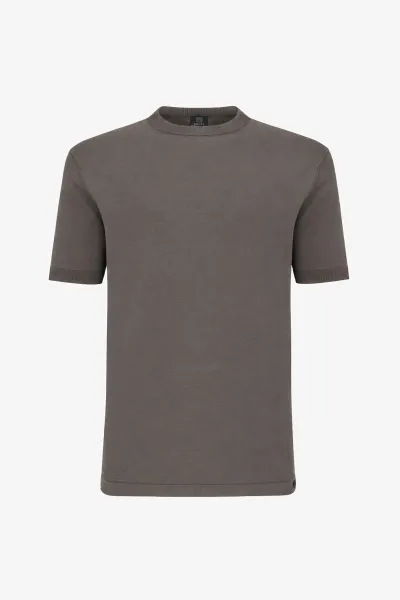 Roundneck T-shirt | Taupe