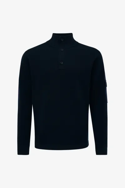 Turtle Button | Donkerblauw