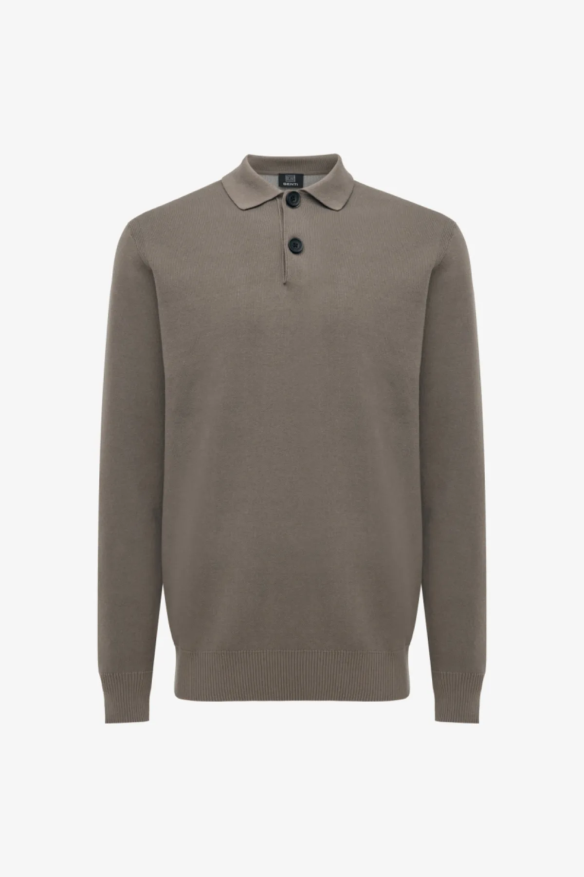 Longsleeve Button Polo | Taupe
