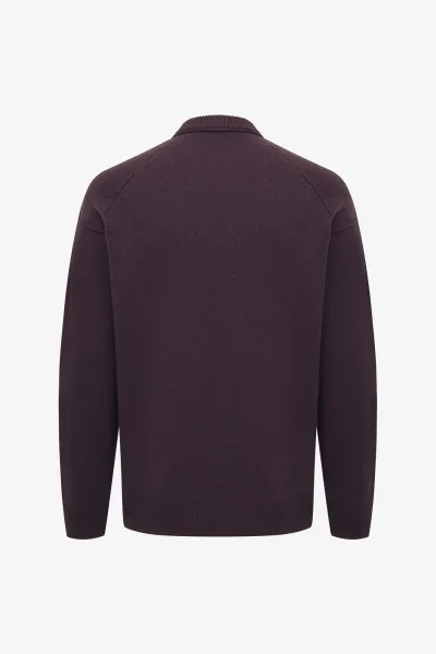 Relaxed Roundneck | Bordeaux