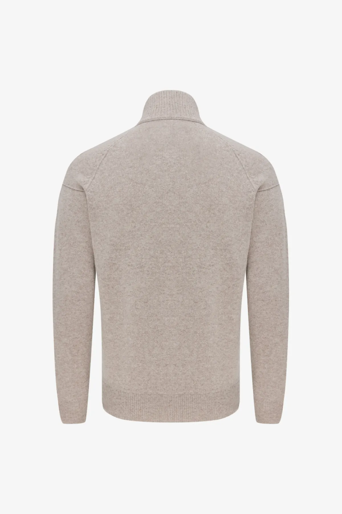 Turtle Zip Jacket | Beige