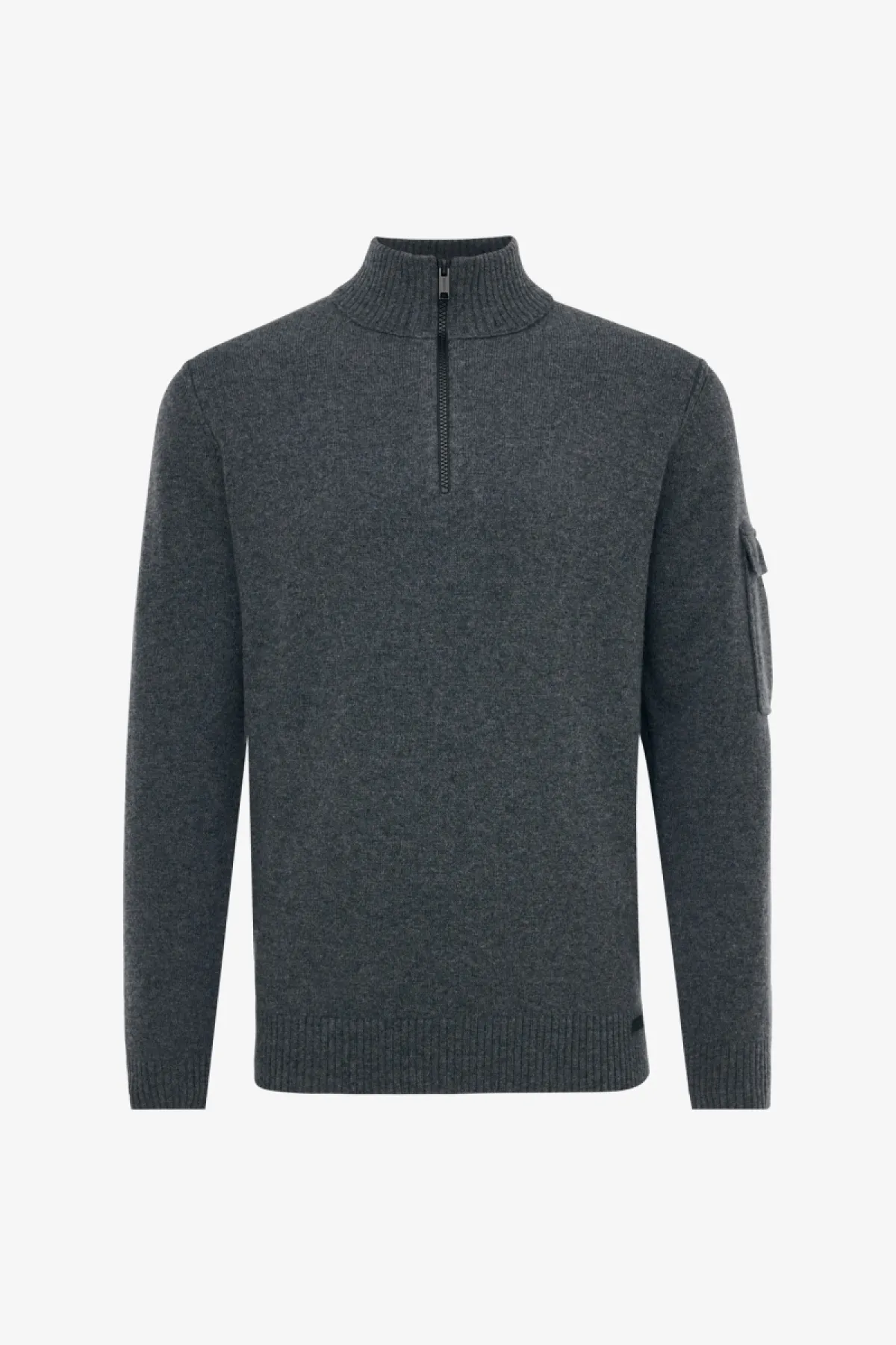 Turtle Zip | Donkergrijs