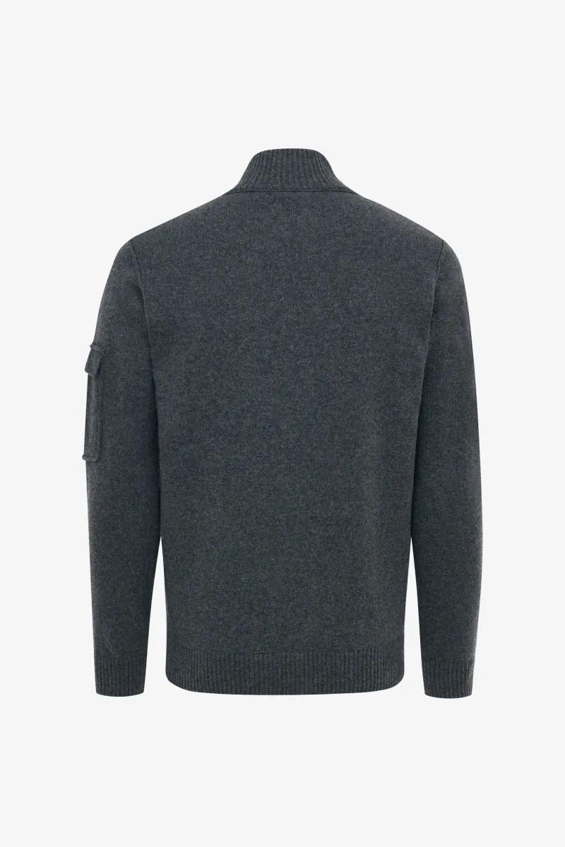 Turtle Zip | Donkergrijs
