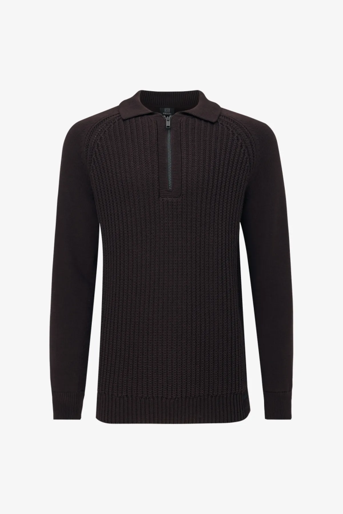 Polo Zip | Bordeaux