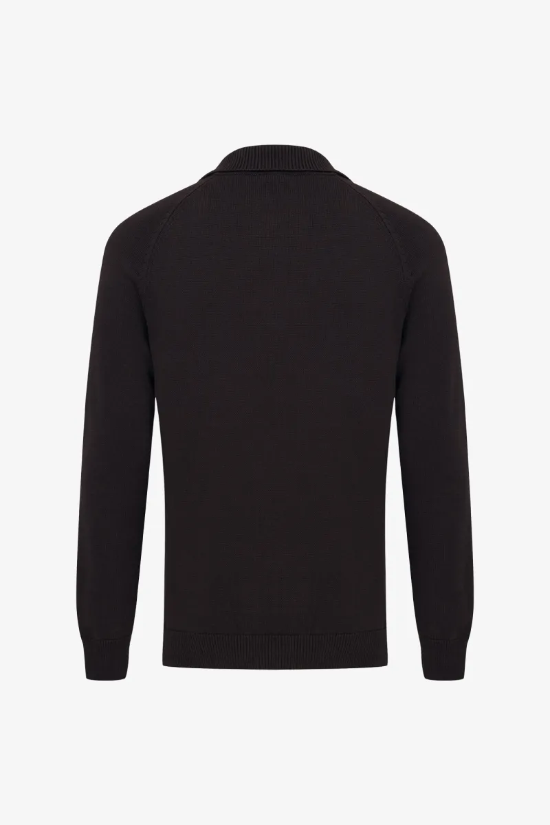 Polo Zip | Bordeaux