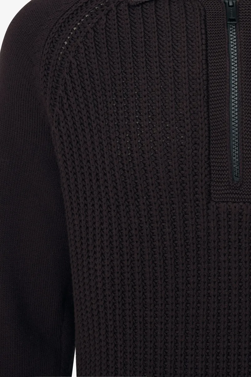 Polo Zip | Bordeaux