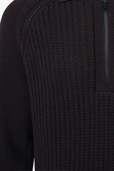 Polo Zip | Bordeaux