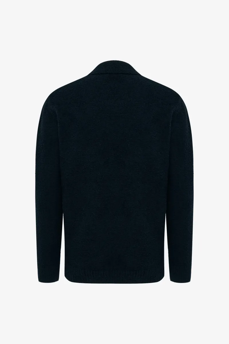 Polo Zip | Zwart