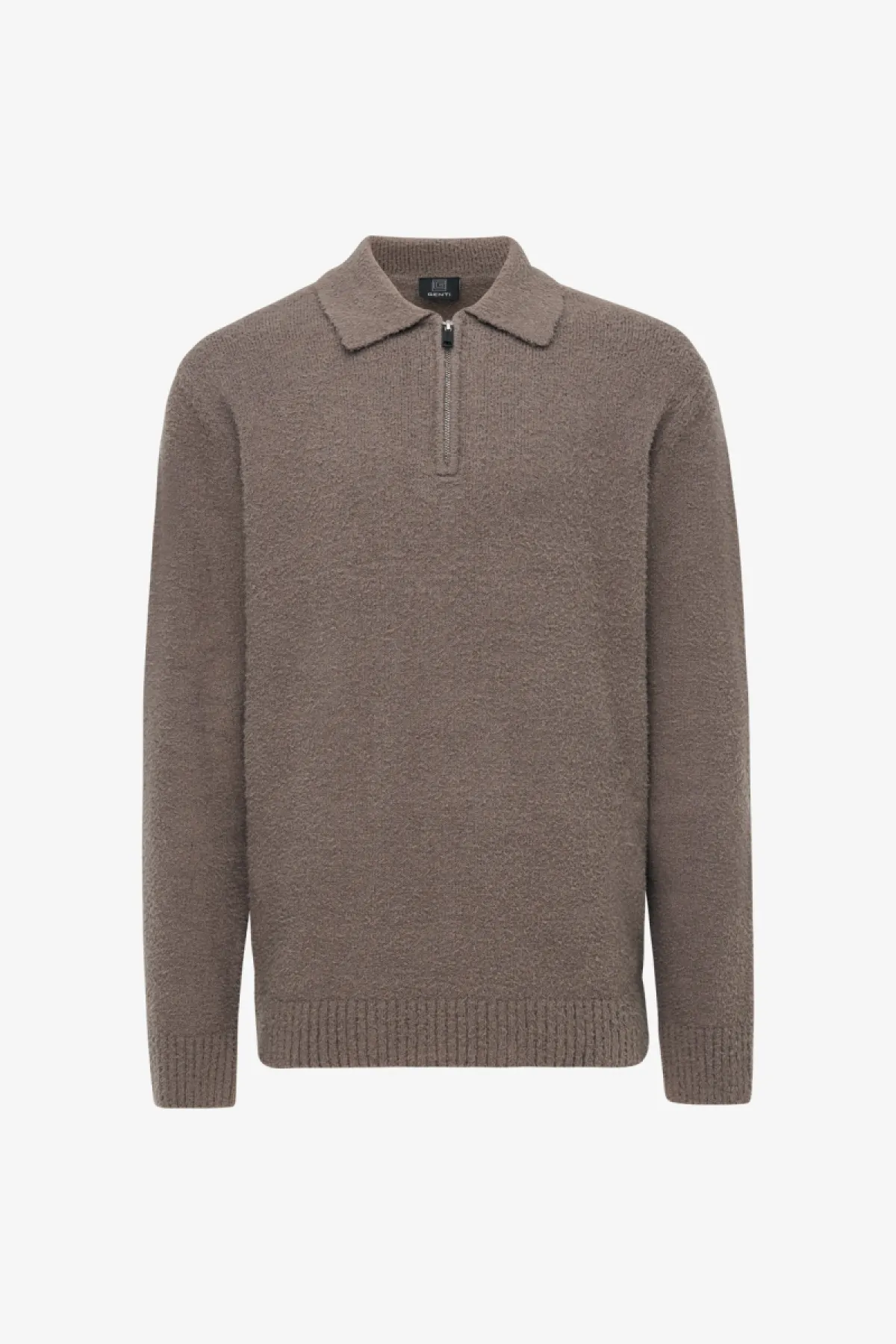 Polo Zip | Taupe