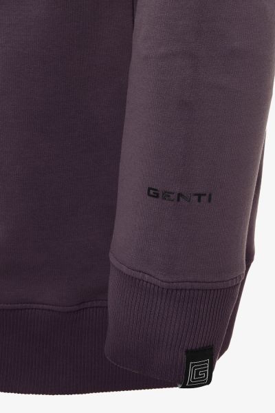 Hoodie zip rood