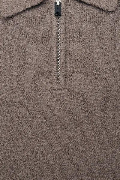 Polo Zip | Taupe