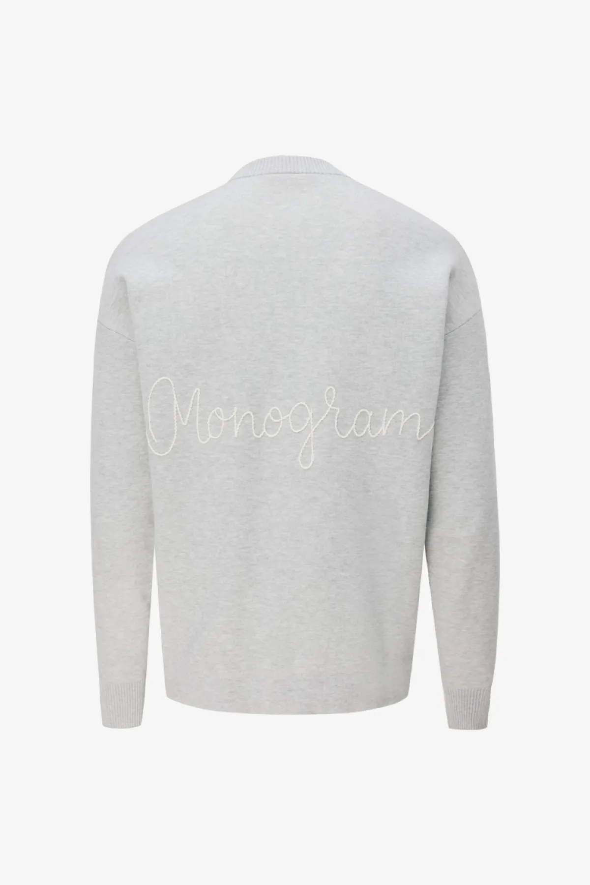 Monogram Roundneck | Grijs
