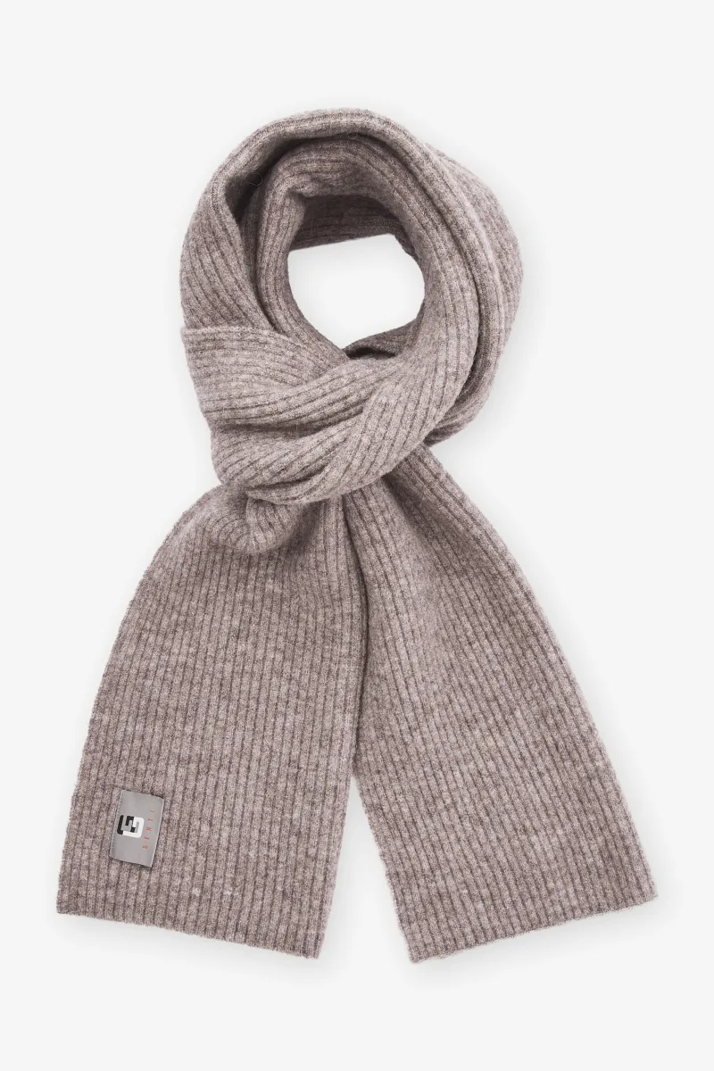 Monogram Scarf | Taupe