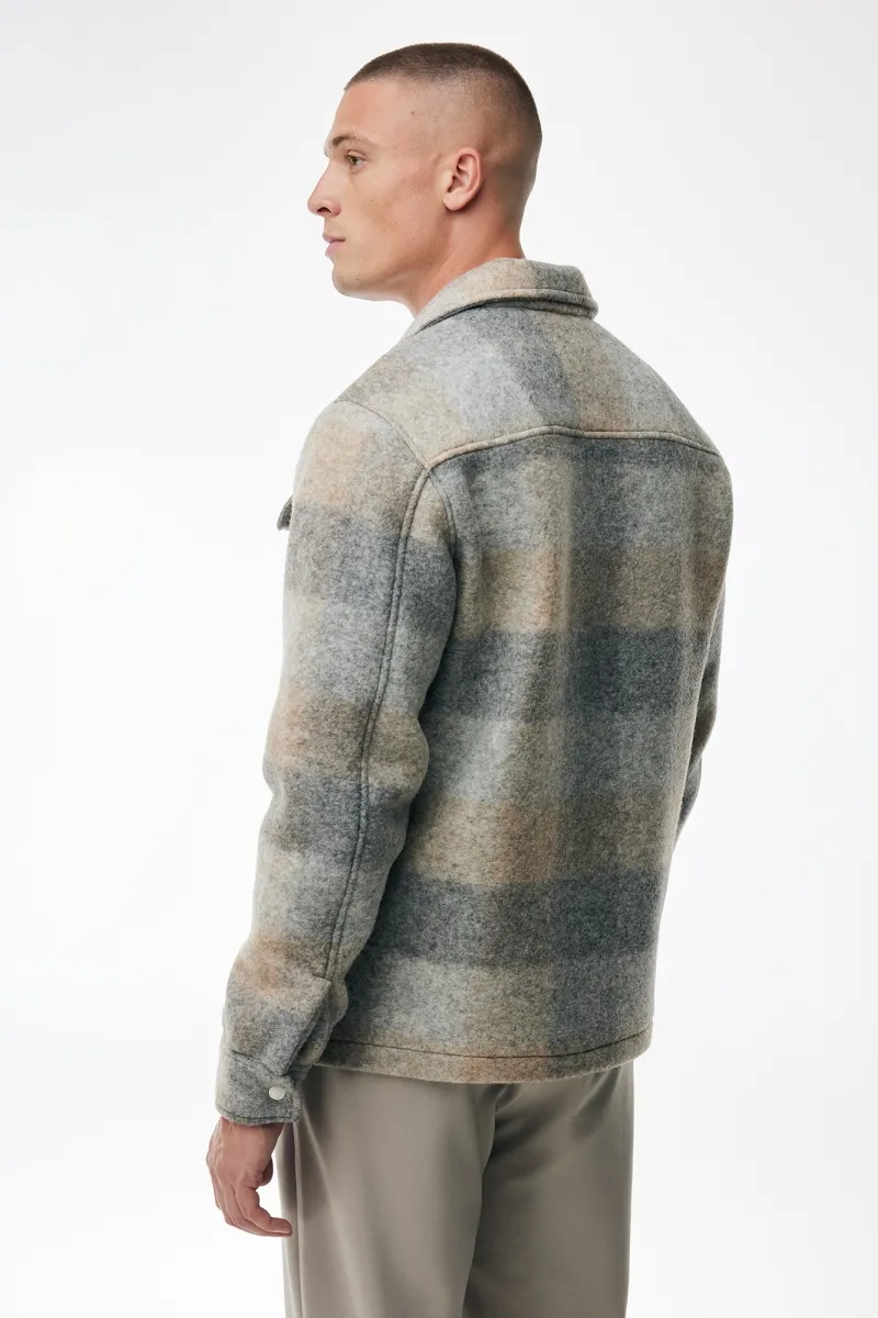 Monogram Overshirt Asher | Beige