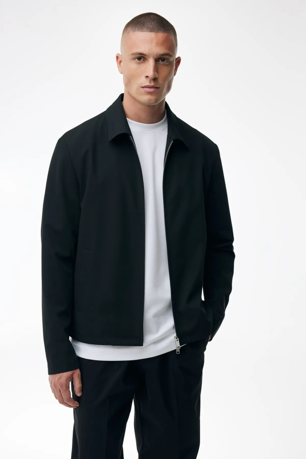 Monogram Jacket Viper | Zwart