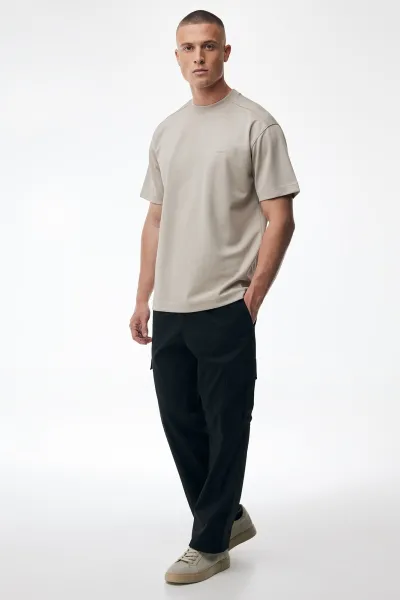 Relaxed Fit T-shirt | Beige