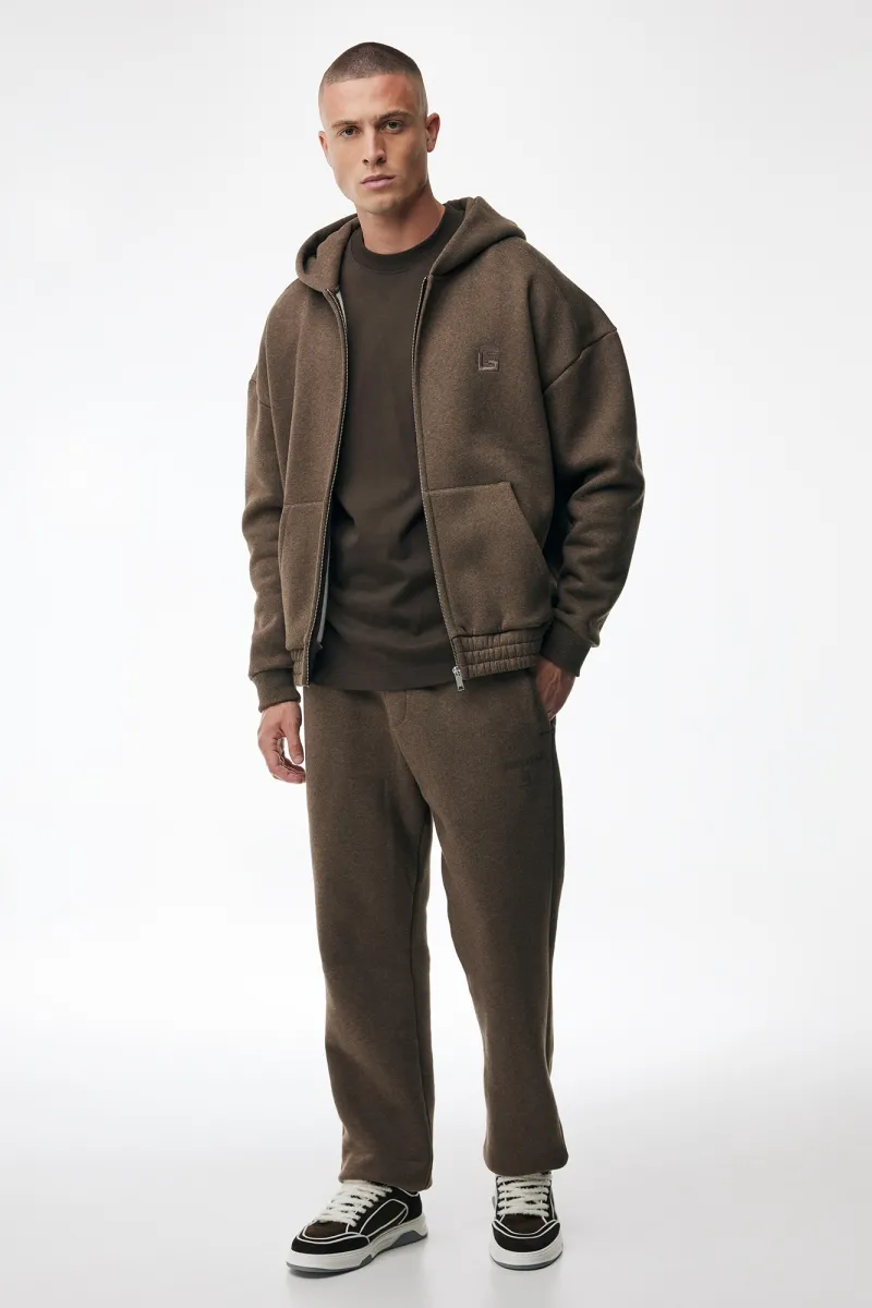 Monogram Zip Hoodie | Bruin