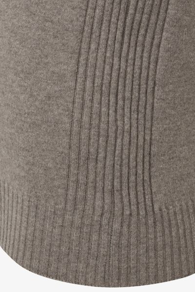 Wollen coltrui beige