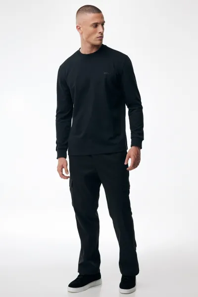Longsleeve T-Shirt | Zwart