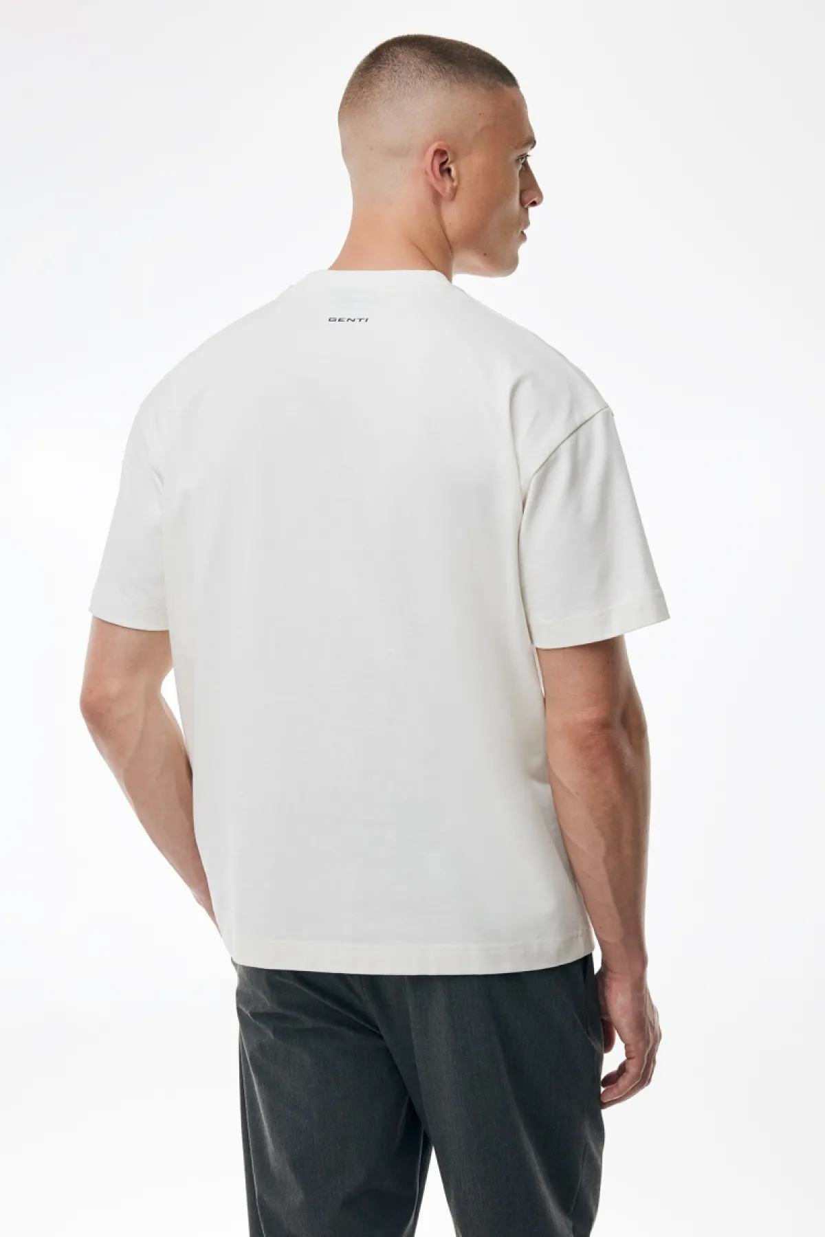 Floral Embroidery T-shirt | Off White
