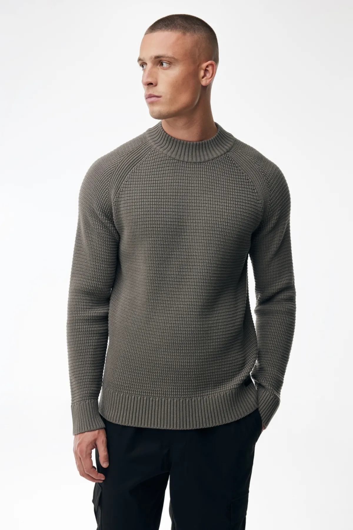 Gebreide Turtle Neck | Taupe