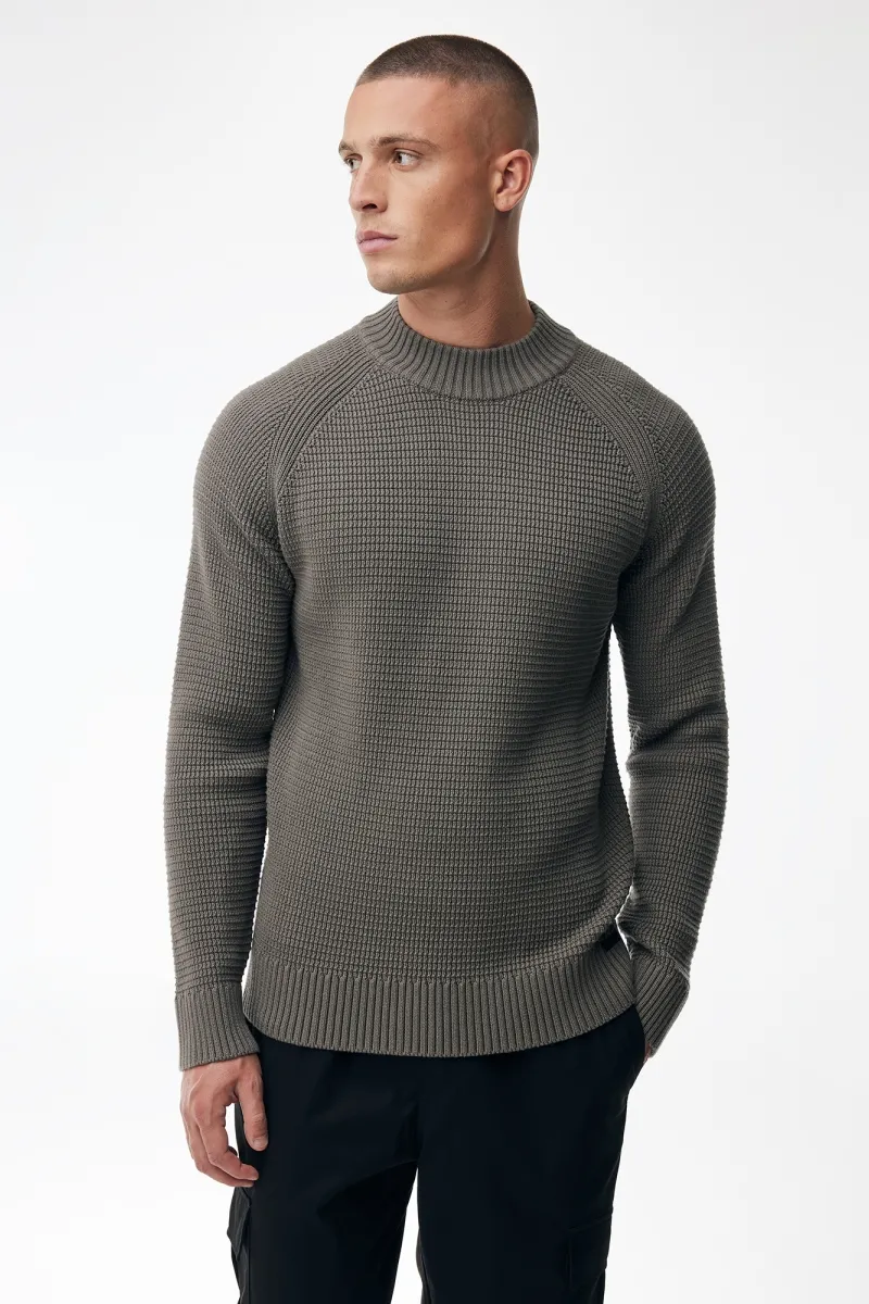 Gebreide Turtle Neck | Taupe