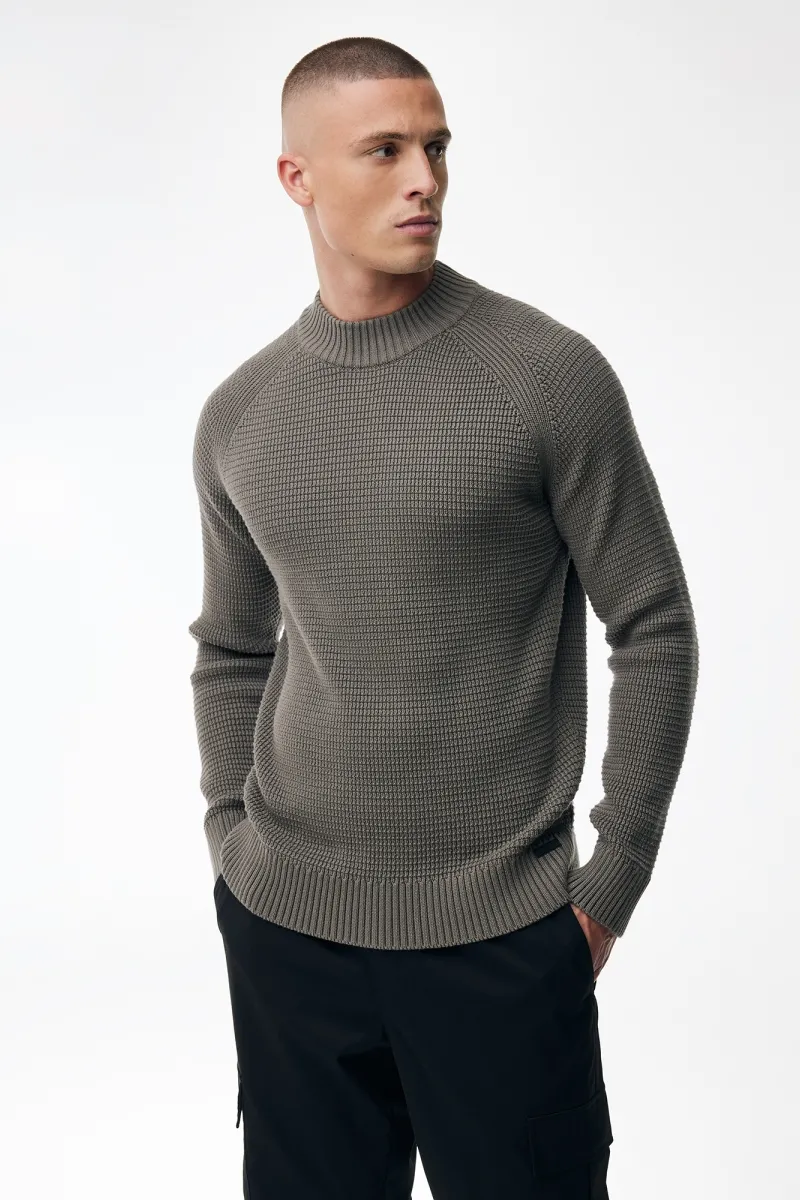 Gebreide Turtle Neck | Taupe