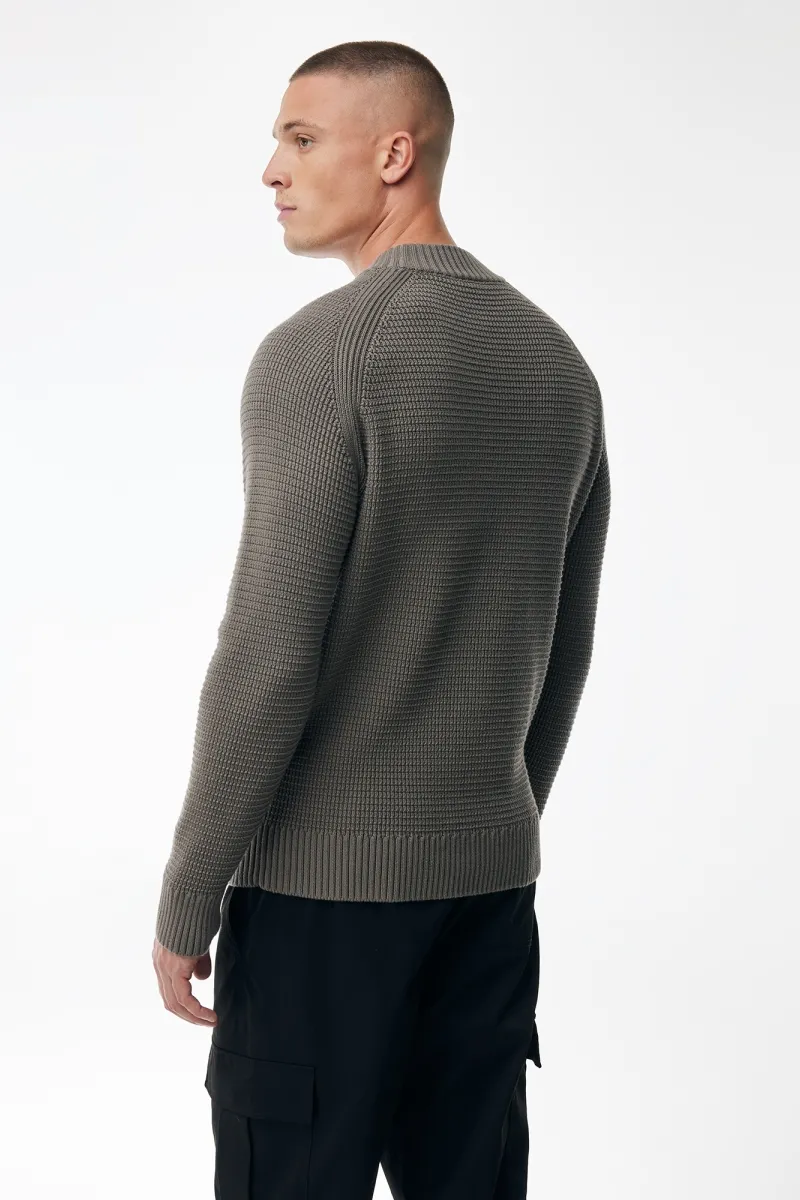 Gebreide Turtle Neck | Taupe