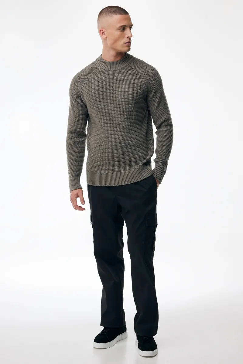 Gebreide Turtle Neck | Taupe