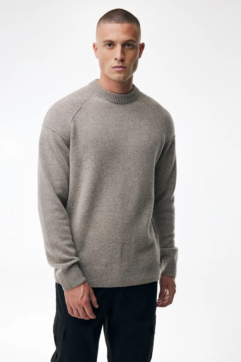 Relaxed Roundneck | Beige