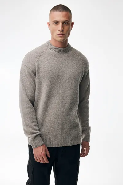 Relaxed Roundneck | Beige