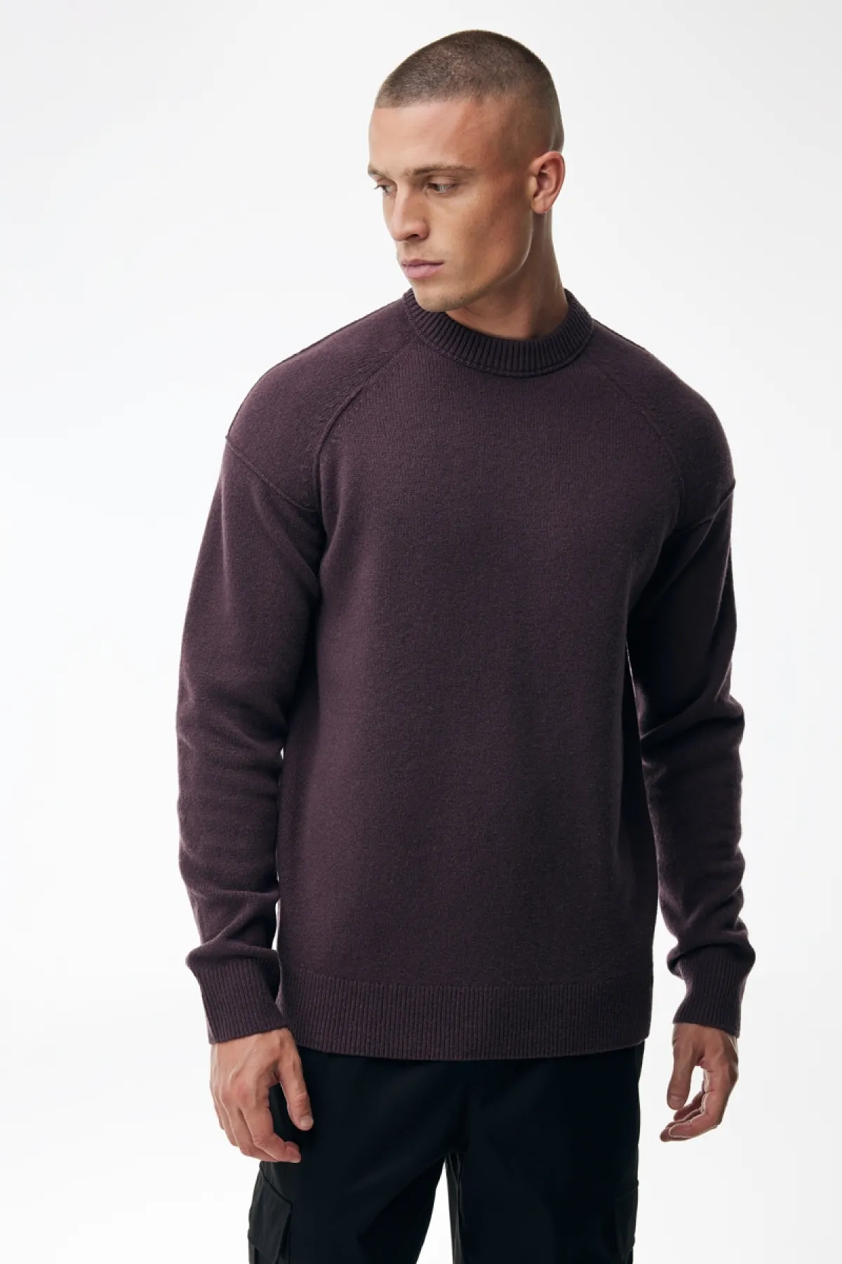 Relaxed Roundneck | Bordeaux