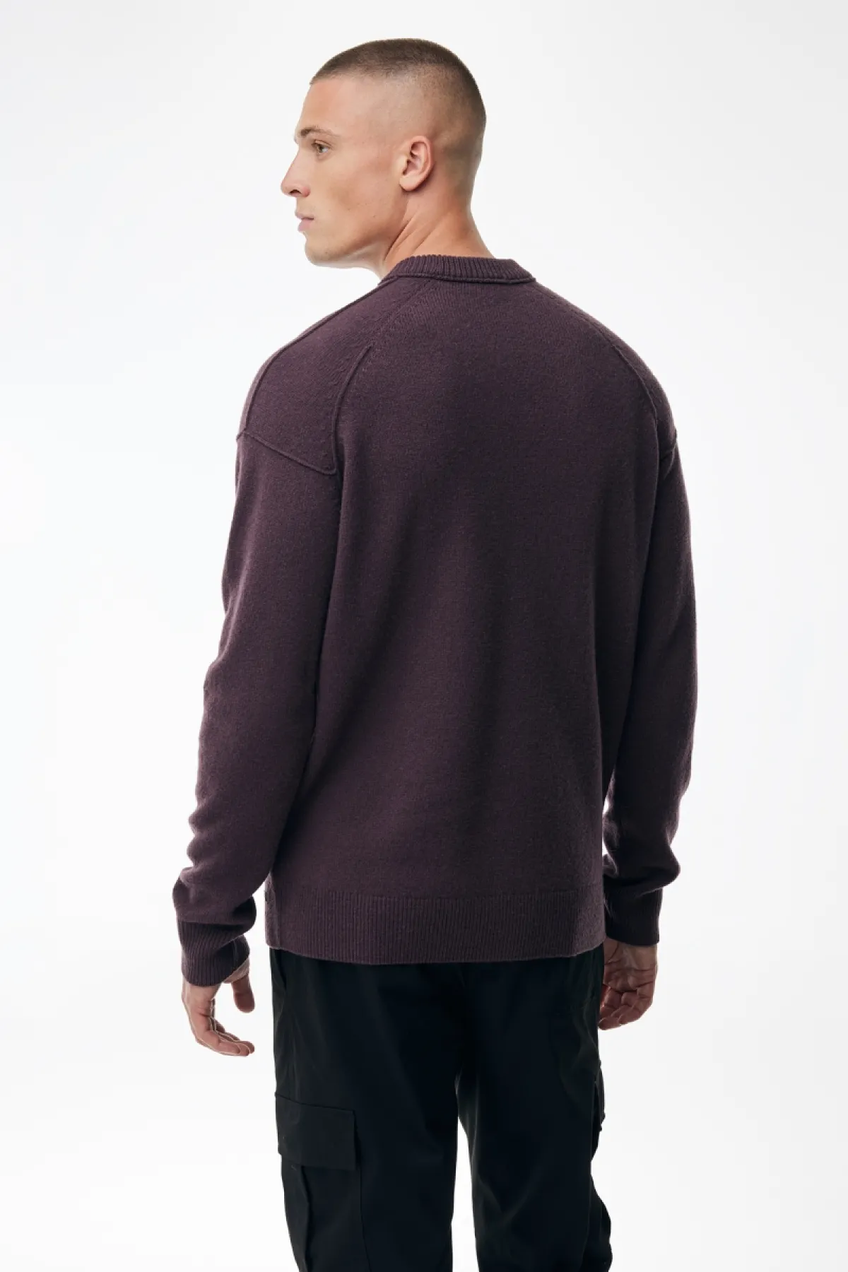 Relaxed Roundneck | Bordeaux