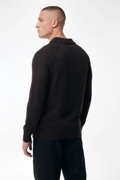 Polo Zip | Bordeaux