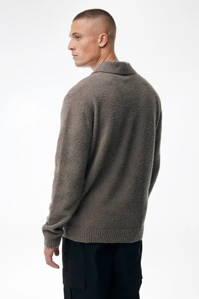 Polo Zip | Taupe